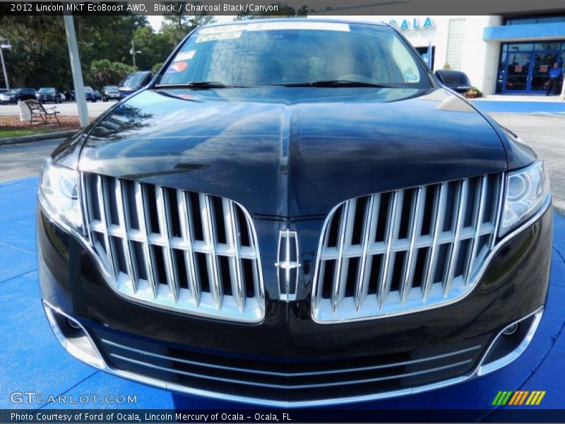 Black / Charcoal Black/Canyon 2012 Lincoln MKT EcoBoost AWD