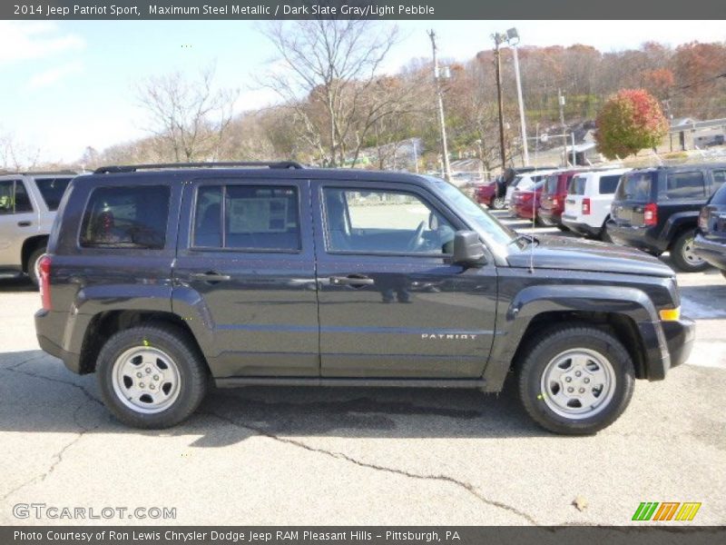 Maximum Steel Metallic / Dark Slate Gray/Light Pebble 2014 Jeep Patriot Sport