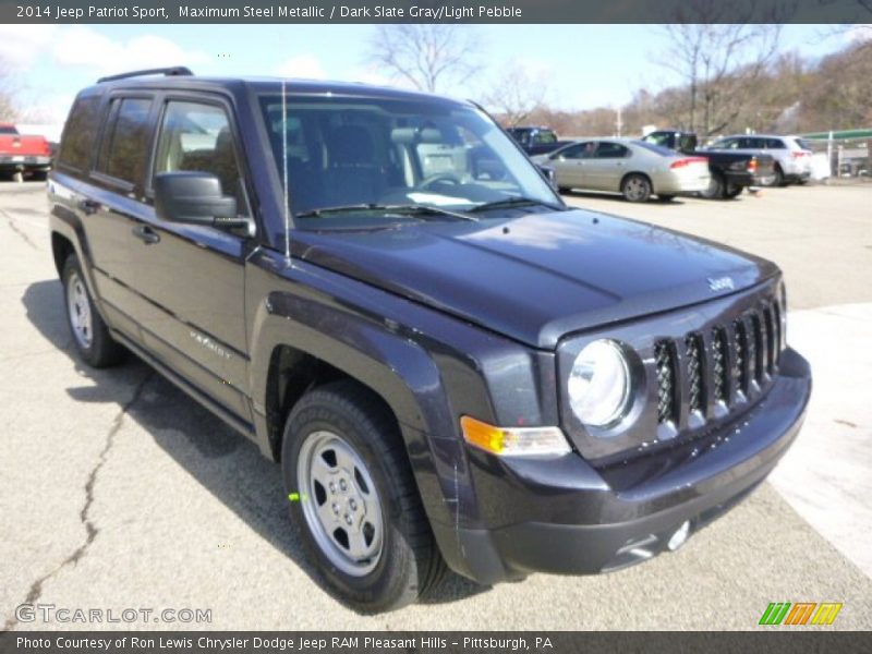 Maximum Steel Metallic / Dark Slate Gray/Light Pebble 2014 Jeep Patriot Sport