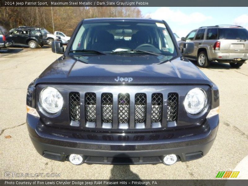 Maximum Steel Metallic / Dark Slate Gray/Light Pebble 2014 Jeep Patriot Sport