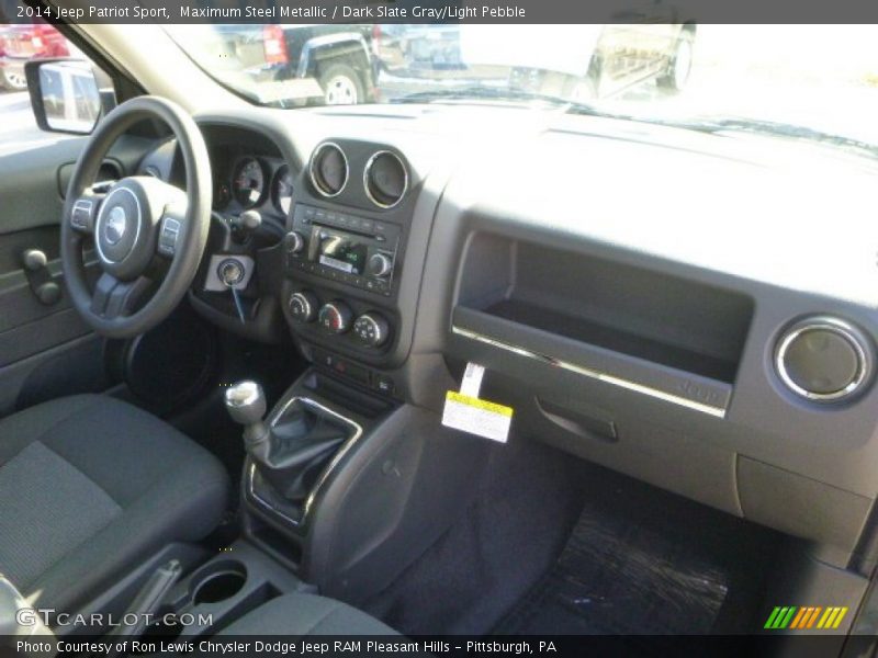 Maximum Steel Metallic / Dark Slate Gray/Light Pebble 2014 Jeep Patriot Sport