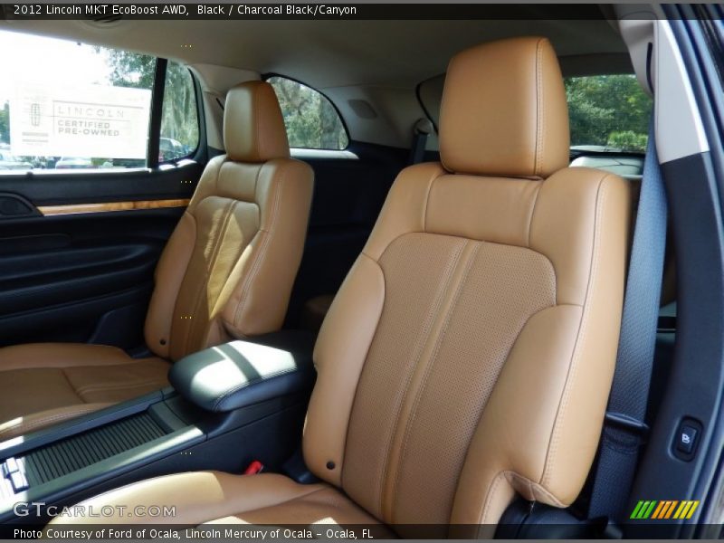 Black / Charcoal Black/Canyon 2012 Lincoln MKT EcoBoost AWD