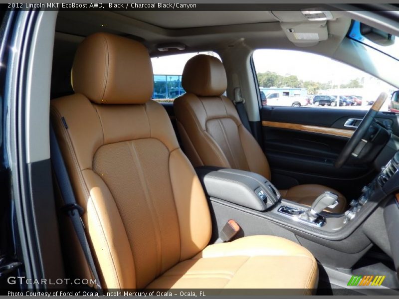 Black / Charcoal Black/Canyon 2012 Lincoln MKT EcoBoost AWD