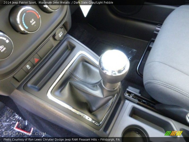 Maximum Steel Metallic / Dark Slate Gray/Light Pebble 2014 Jeep Patriot Sport