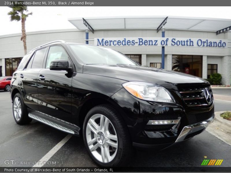 Black / Almond Beige 2014 Mercedes-Benz ML 350