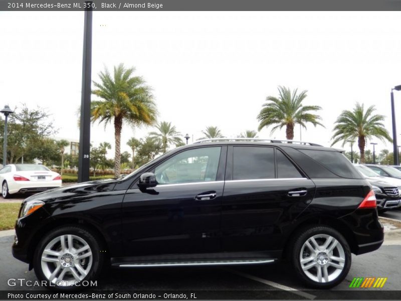 Black / Almond Beige 2014 Mercedes-Benz ML 350