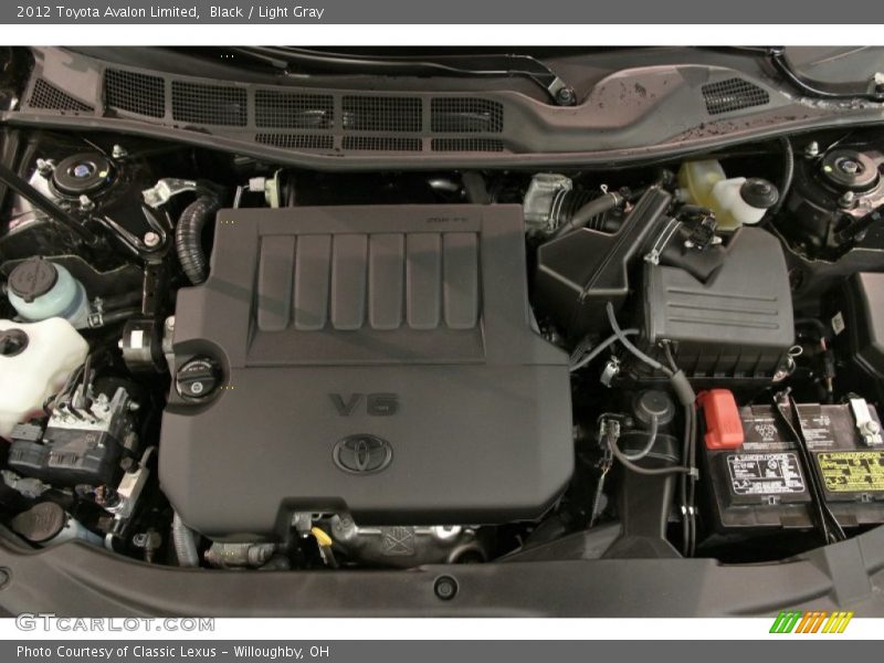 Black / Light Gray 2012 Toyota Avalon Limited