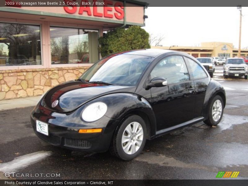 Black / Black 2009 Volkswagen New Beetle 2.5 Coupe