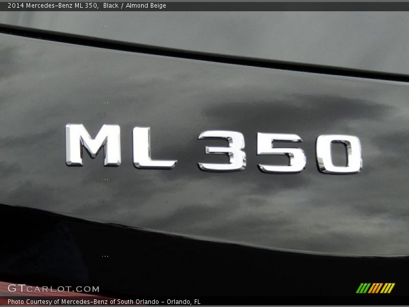 Black / Almond Beige 2014 Mercedes-Benz ML 350
