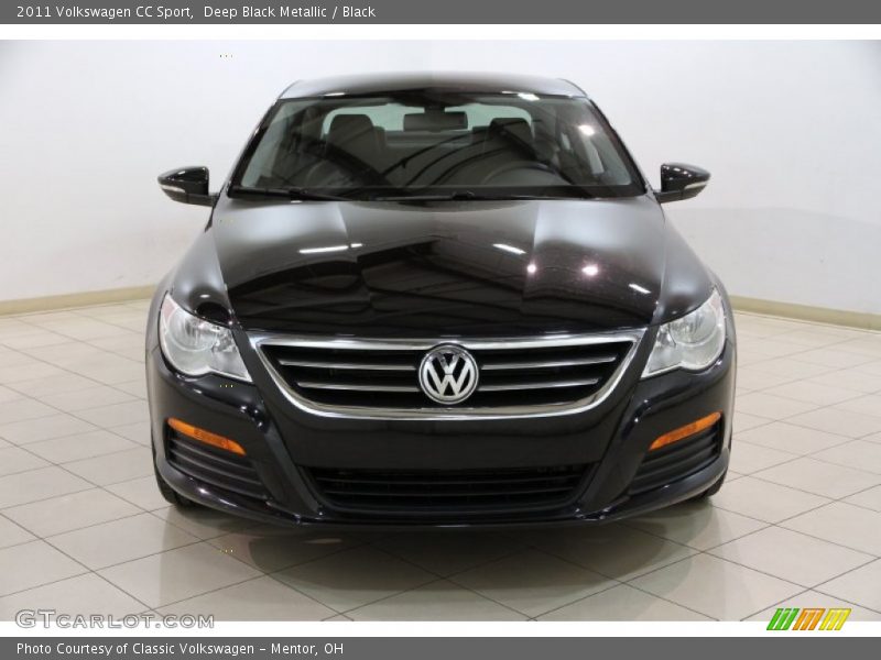 Deep Black Metallic / Black 2011 Volkswagen CC Sport