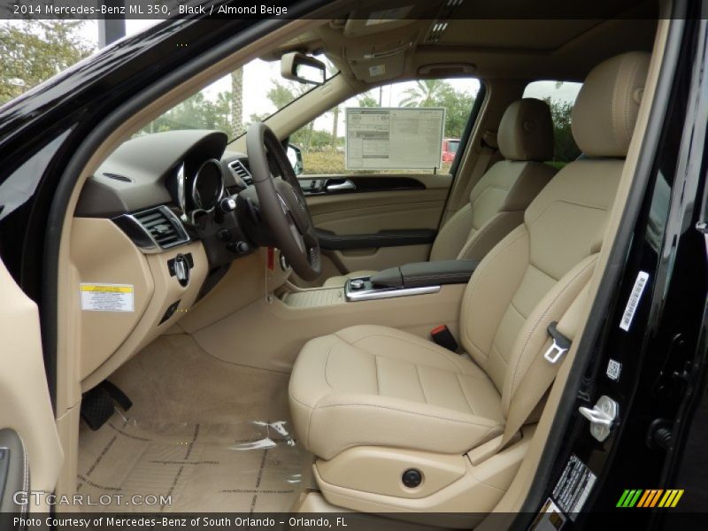 Black / Almond Beige 2014 Mercedes-Benz ML 350