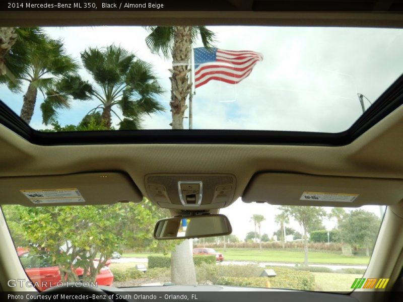 Black / Almond Beige 2014 Mercedes-Benz ML 350