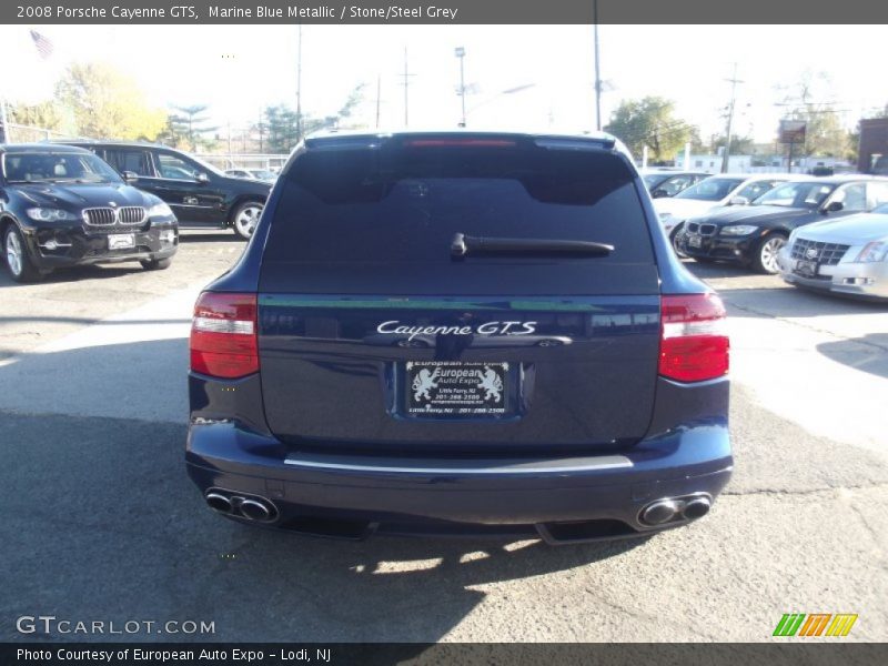 Marine Blue Metallic / Stone/Steel Grey 2008 Porsche Cayenne GTS