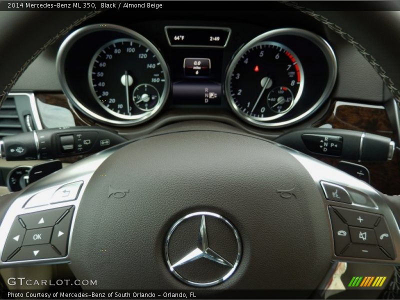 Black / Almond Beige 2014 Mercedes-Benz ML 350