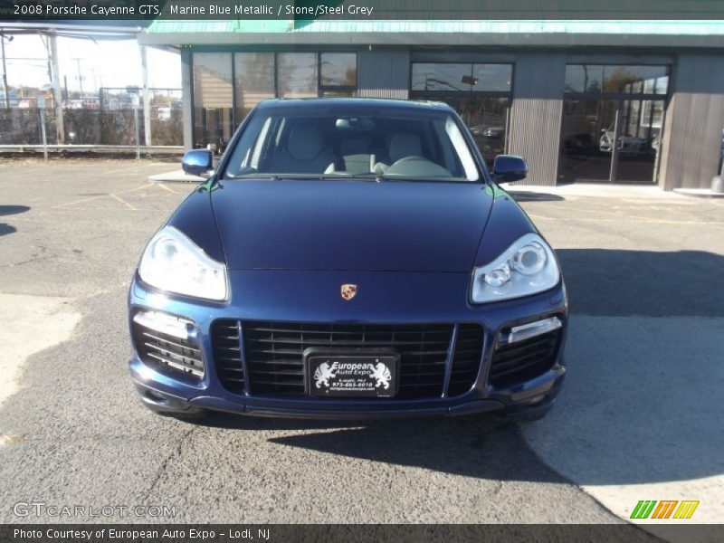 Marine Blue Metallic / Stone/Steel Grey 2008 Porsche Cayenne GTS