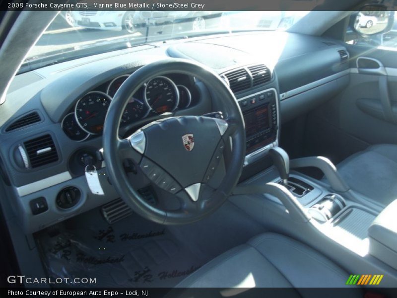 Marine Blue Metallic / Stone/Steel Grey 2008 Porsche Cayenne GTS