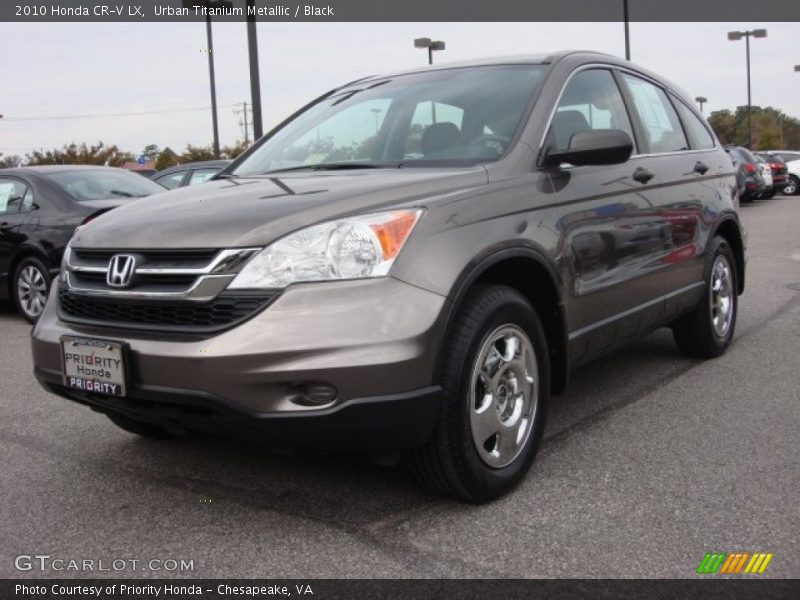 Urban Titanium Metallic / Black 2010 Honda CR-V LX
