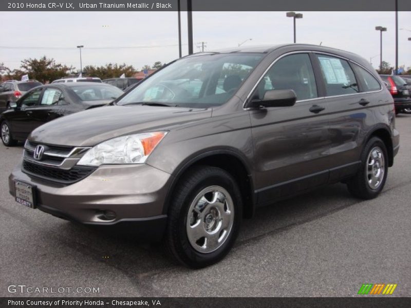 Urban Titanium Metallic / Black 2010 Honda CR-V LX