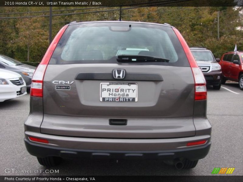 Urban Titanium Metallic / Black 2010 Honda CR-V LX