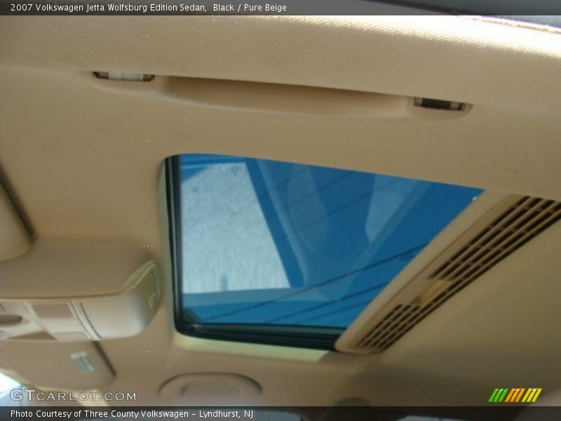 Black / Pure Beige 2007 Volkswagen Jetta Wolfsburg Edition Sedan