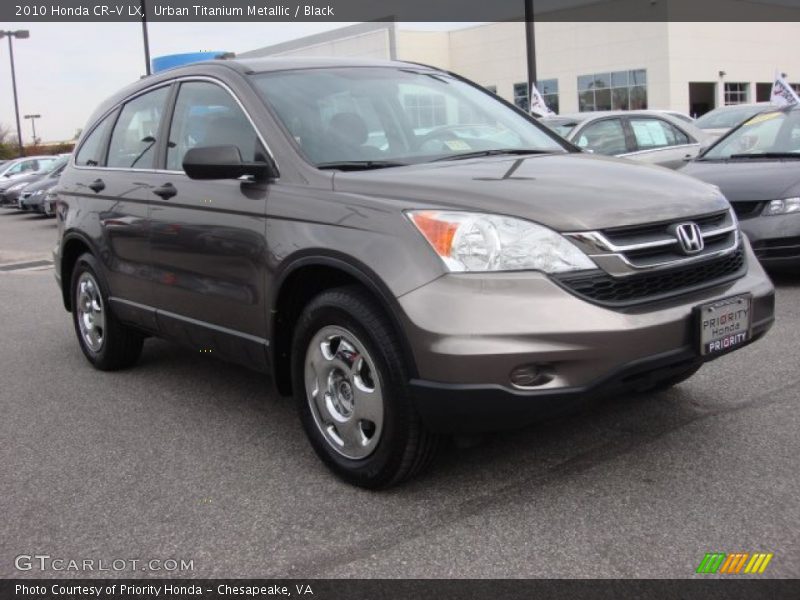 Urban Titanium Metallic / Black 2010 Honda CR-V LX