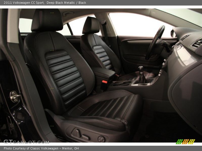 Deep Black Metallic / Black 2011 Volkswagen CC Sport