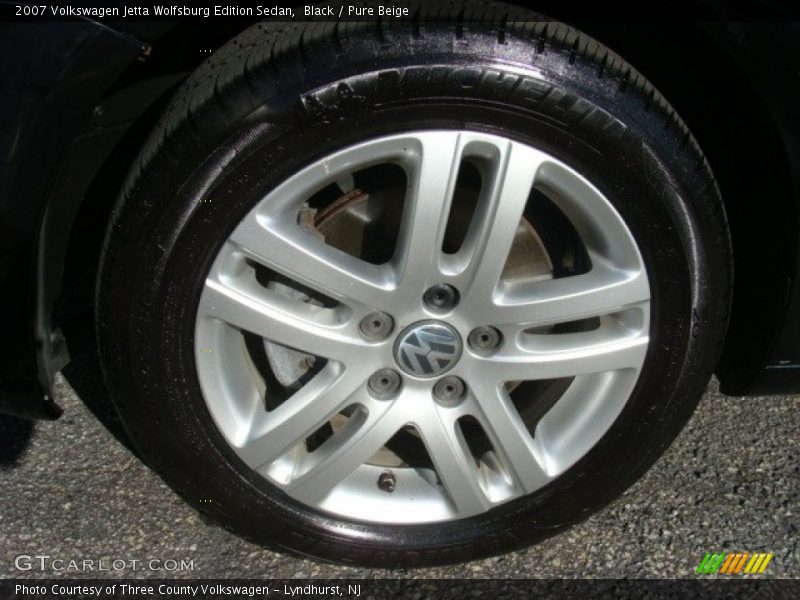 Black / Pure Beige 2007 Volkswagen Jetta Wolfsburg Edition Sedan