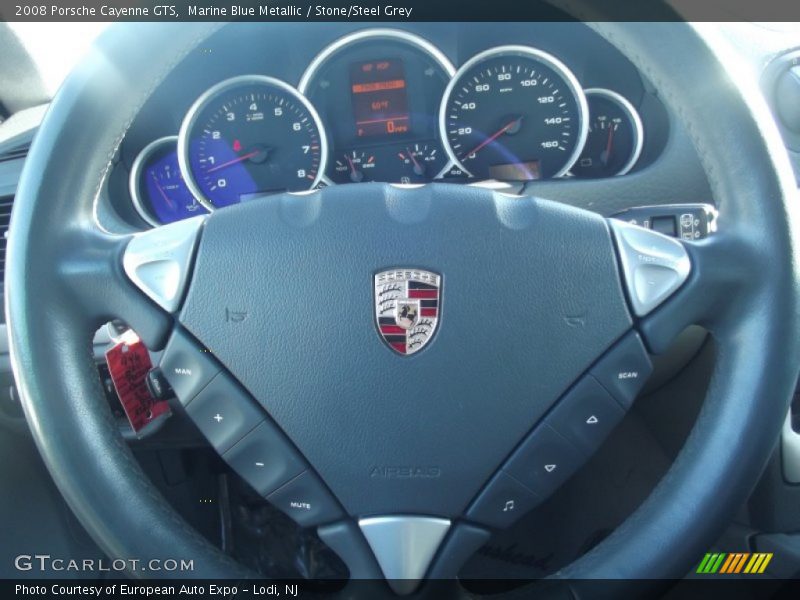 Marine Blue Metallic / Stone/Steel Grey 2008 Porsche Cayenne GTS