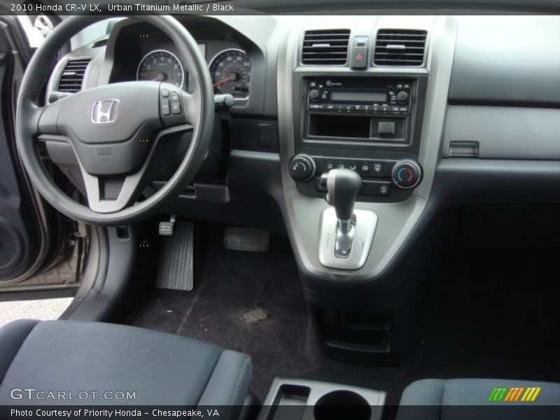 Urban Titanium Metallic / Black 2010 Honda CR-V LX