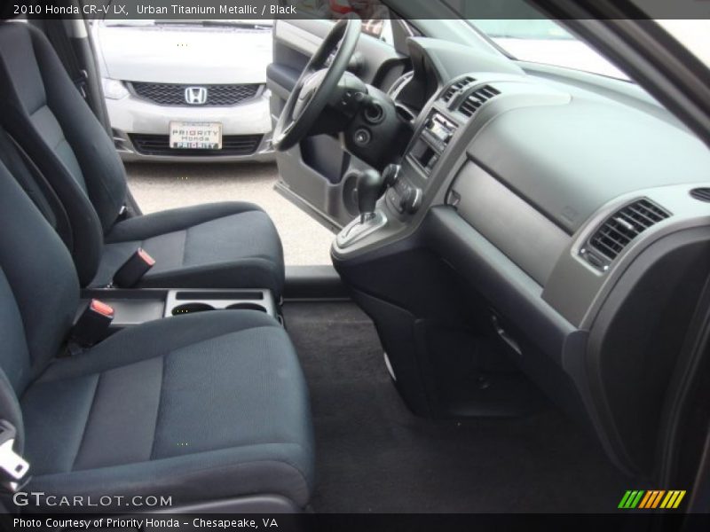 Urban Titanium Metallic / Black 2010 Honda CR-V LX