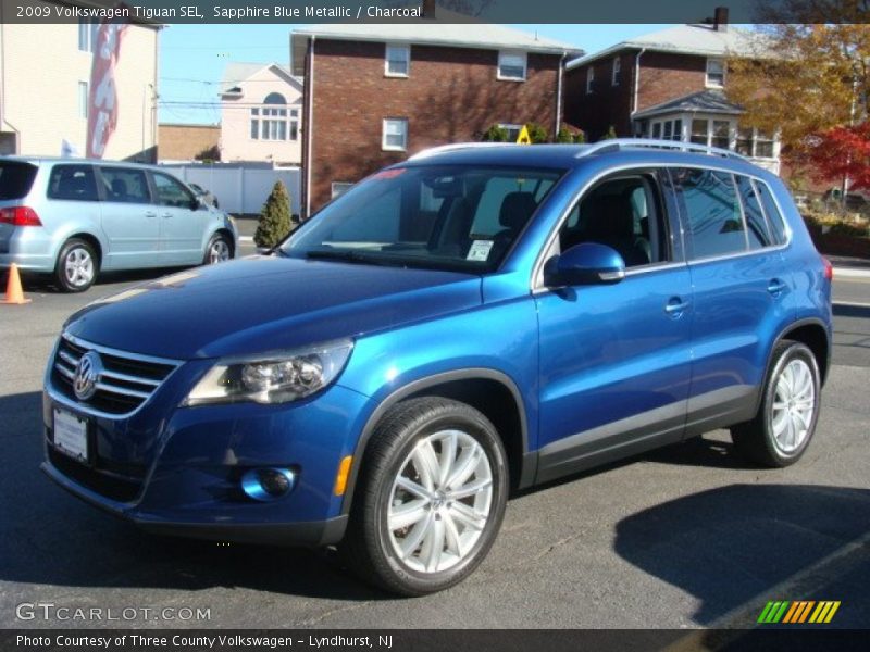 Sapphire Blue Metallic / Charcoal 2009 Volkswagen Tiguan SEL
