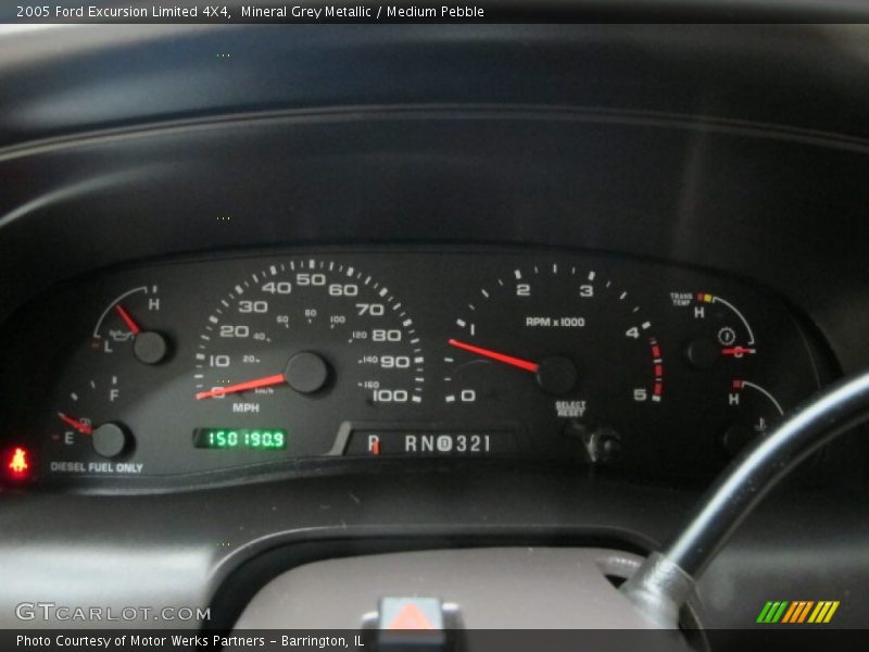 Mineral Grey Metallic / Medium Pebble 2005 Ford Excursion Limited 4X4