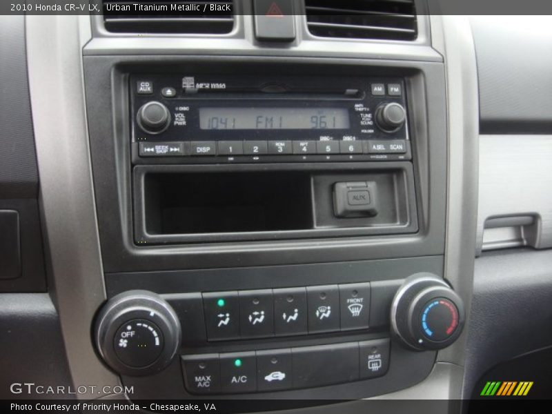 Urban Titanium Metallic / Black 2010 Honda CR-V LX
