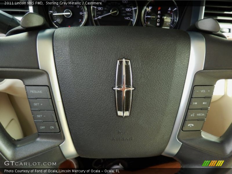 Sterling Gray Metallic / Cashmere 2011 Lincoln MKS FWD