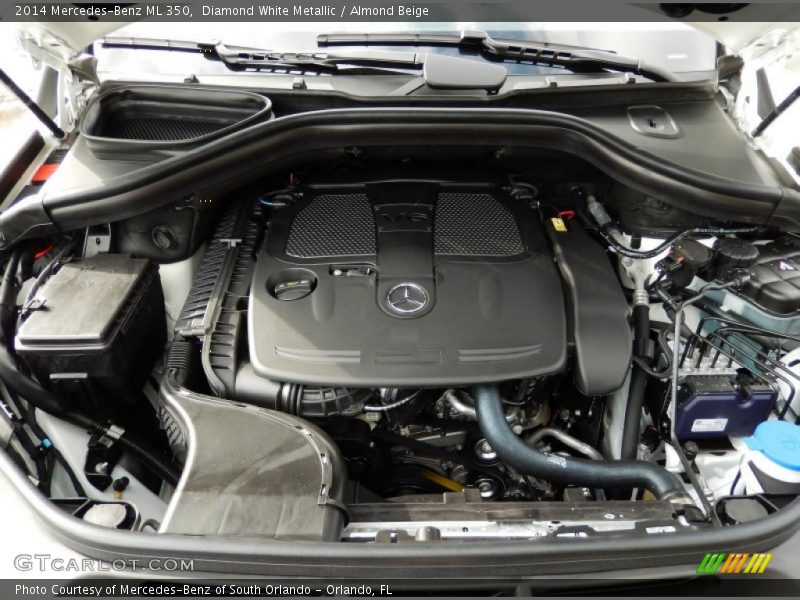 Diamond White Metallic / Almond Beige 2014 Mercedes-Benz ML 350