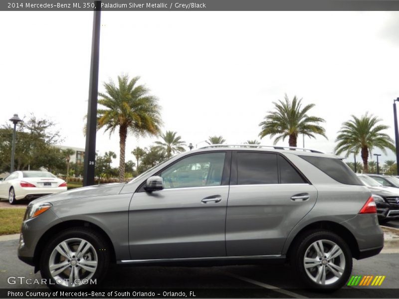 Paladium Silver Metallic / Grey/Black 2014 Mercedes-Benz ML 350