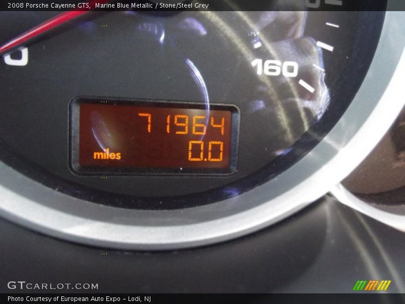 Marine Blue Metallic / Stone/Steel Grey 2008 Porsche Cayenne GTS