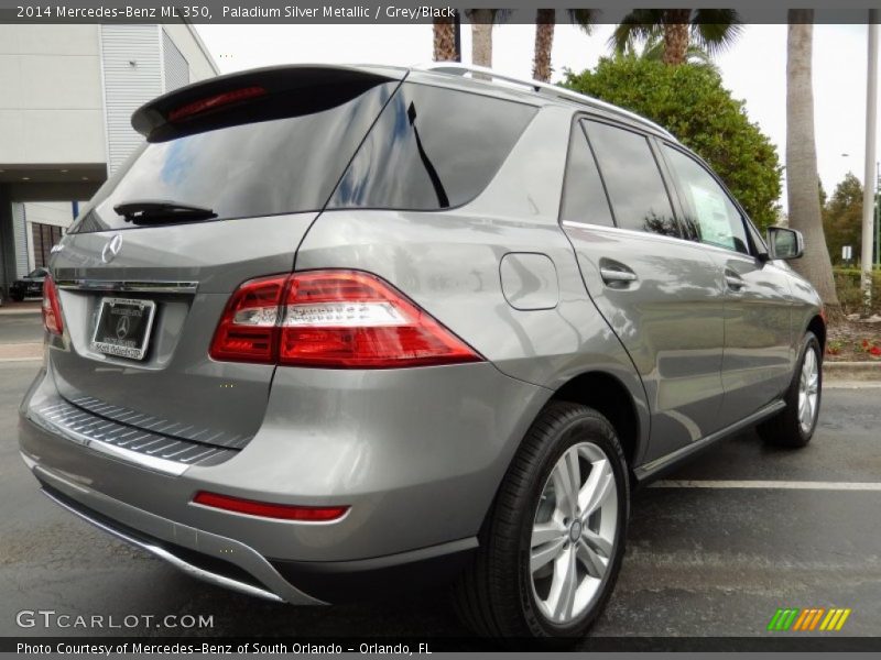Paladium Silver Metallic / Grey/Black 2014 Mercedes-Benz ML 350
