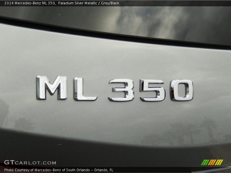 Paladium Silver Metallic / Grey/Black 2014 Mercedes-Benz ML 350