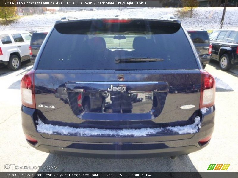 True Blue Pearl / Dark Slate Gray/Light Pebble 2014 Jeep Compass Latitude 4x4