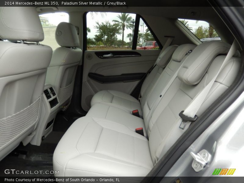 Paladium Silver Metallic / Grey/Black 2014 Mercedes-Benz ML 350