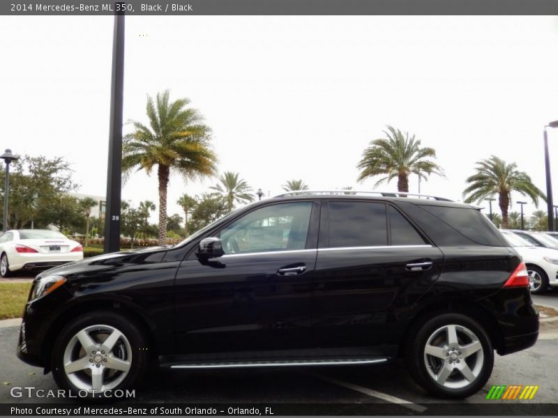 Black / Black 2014 Mercedes-Benz ML 350