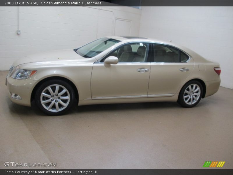 Golden Almond Metallic / Cashmere 2008 Lexus LS 460