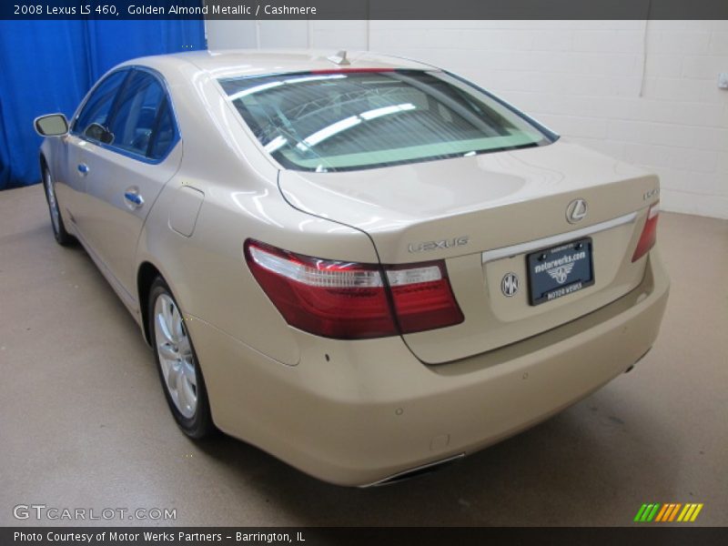 Golden Almond Metallic / Cashmere 2008 Lexus LS 460
