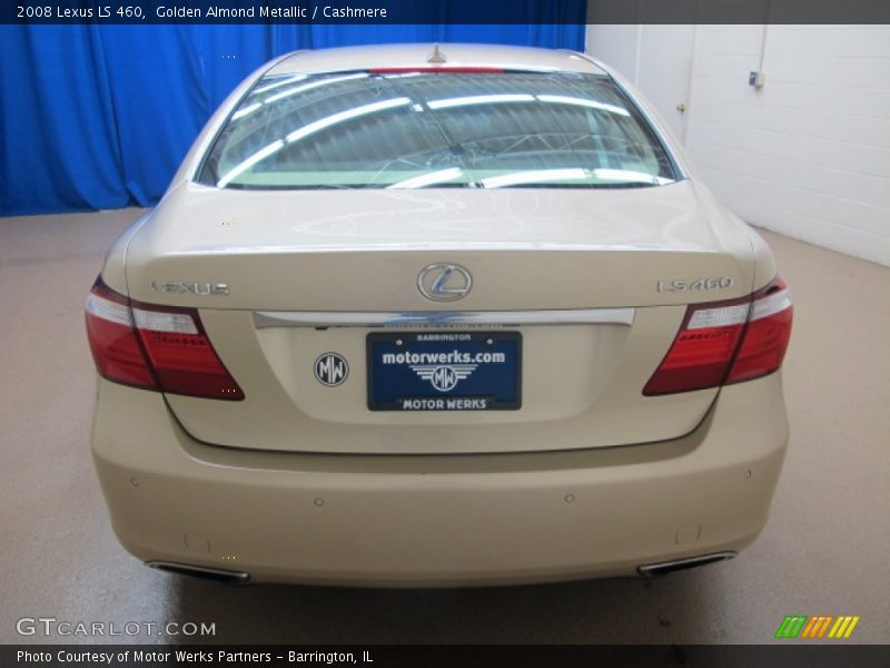 Golden Almond Metallic / Cashmere 2008 Lexus LS 460