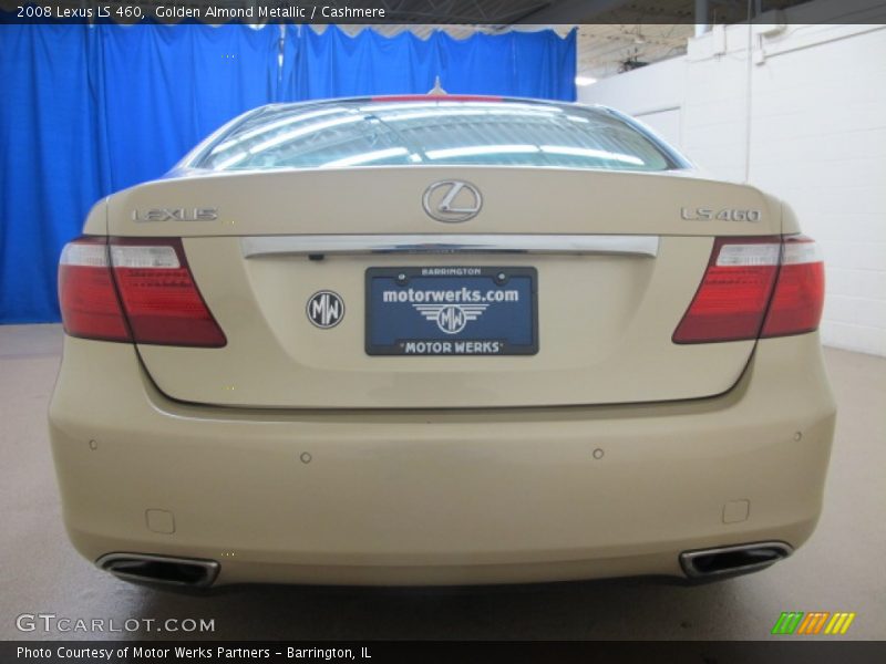 Golden Almond Metallic / Cashmere 2008 Lexus LS 460