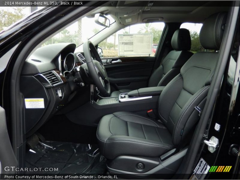 Black / Black 2014 Mercedes-Benz ML 350