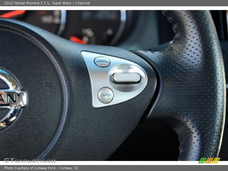 Super Black / Charcoal 2012 Nissan Maxima 3.5 S
