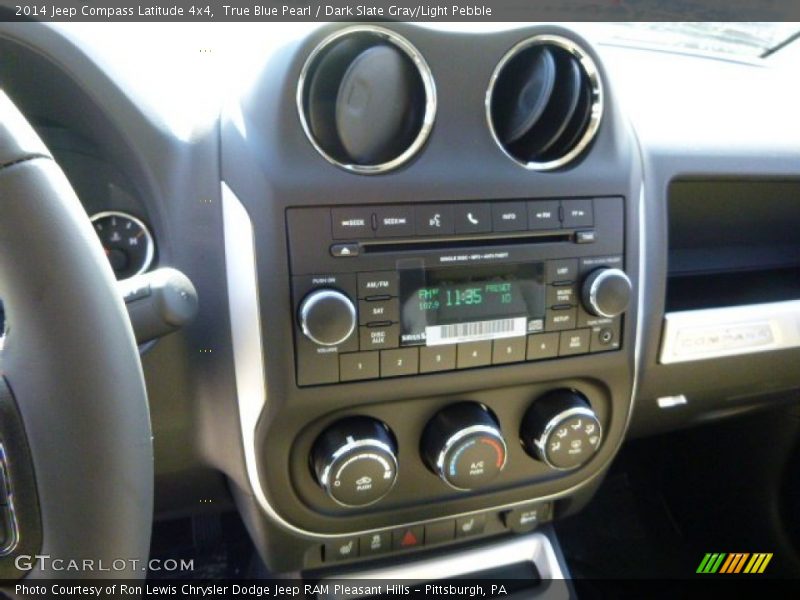 True Blue Pearl / Dark Slate Gray/Light Pebble 2014 Jeep Compass Latitude 4x4