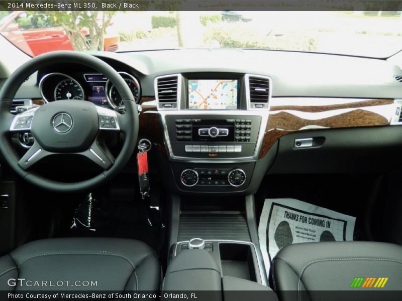 Black / Black 2014 Mercedes-Benz ML 350